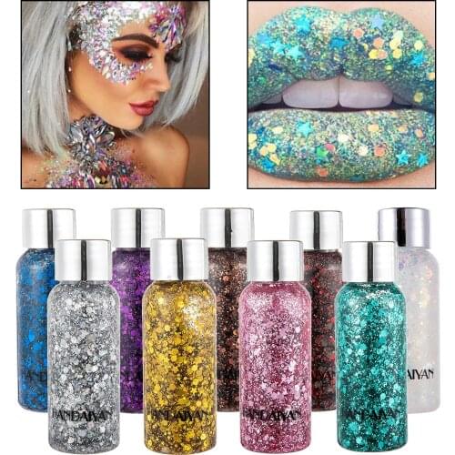 Festival Glitter Gel Hair Face Body Eyeshadow Tattoo Party Makeup 1.23oz