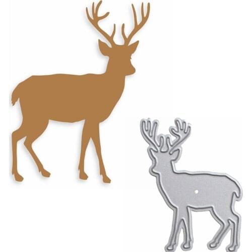 Artistic Deer Metal Cutting Dies Deer Die Cuts For Card Making DIY Scrapbooking Album Decoration New 2019 Embossed Crafts Cards