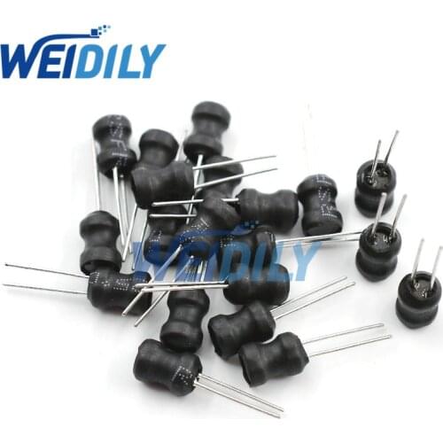 10pcs/lot Power Inductor DIP 6*8mm 6X8MM 10uH 100uH 220uH 330uH Inductance