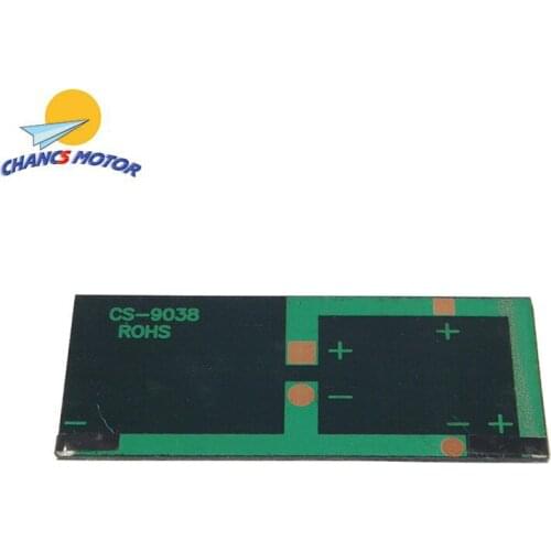 CHANCS Small Solar Panel Solar Cell 5.5V 90mA Polycrystalline Power 0.33W 38mm×90mm