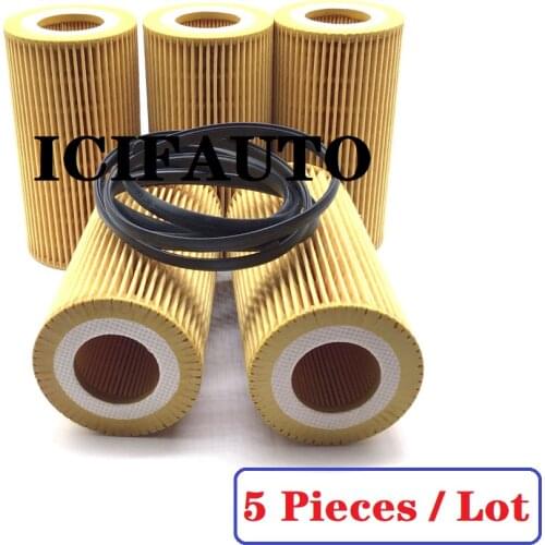 10 X Engine Oil Filter 06D115562 for Audi A3 A4 TT VW Beetle Bora Eos Golf Jetta 2.0L 2.5L 06D115562 06D 115 562 HU 719/6X
