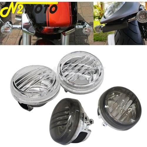 Motorcycle Turn Signal Lenses Light Cover Replacment For Suzuki Boulevard M50 C50 VL800 Volusia C90 1500 M109R C109R Intruder