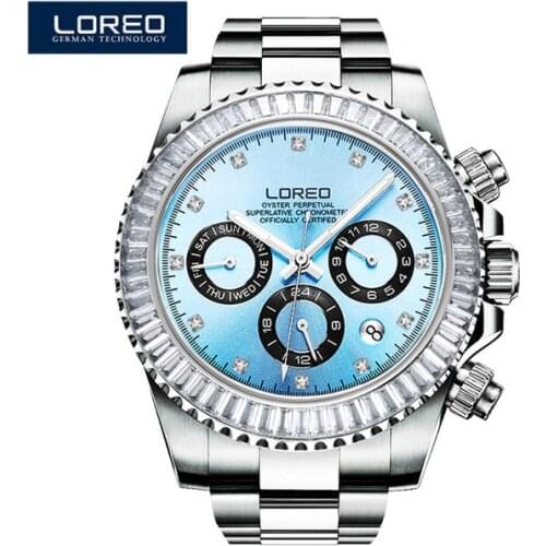 Luxury Brand Men Mechanical Diving Watch Stainless Steel Sapphire Crystal Swimming Waterproof Luminous Automatic Men Wristwatch