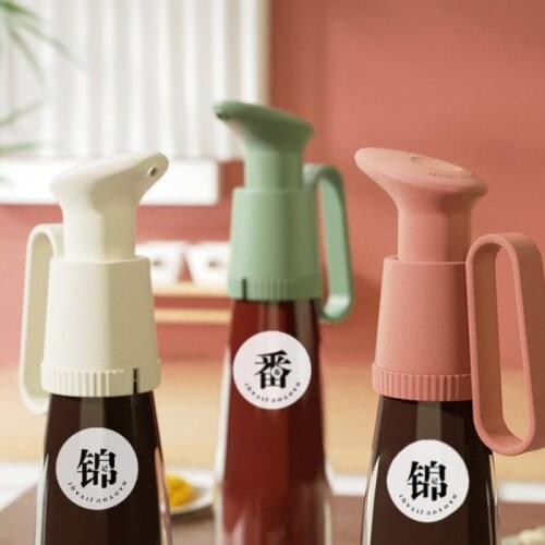 Syrup Bottle Nozzle Pressure Pump For Kitchen Home Restaurant Multifunctional Practical Oyster Sauce Bottle Nozzle Kitchen Tools