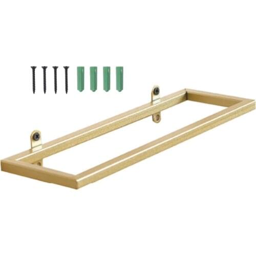 Under Cabinet Organizer Wine Rack Wall Mounted Liquor Wine Bottles Black Metal Wall Decor M68E