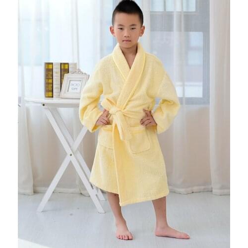 Children Cotton Towel Cloth Super Soft Baby Kids Bath Towel Spa Towel Microfiber Towel Hair Robe Solid Gift for Boys Girls 6YJ27