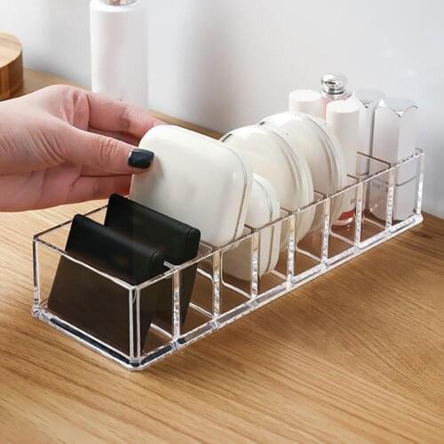 Transparent Acrylic Lipstick Storage Box Makeup Organizer Polish Organizer Box Holder Display Cosmetic Stand High Quality N B7A0