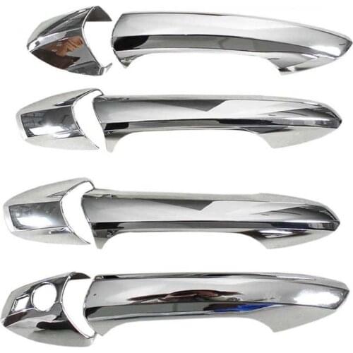 TAIHONGYU 4 Door Chrome Trims Door Handle Cover Decor Styling Set Fit For Mercedes-Benz GLK CLA C-Class W204 W212 LHD