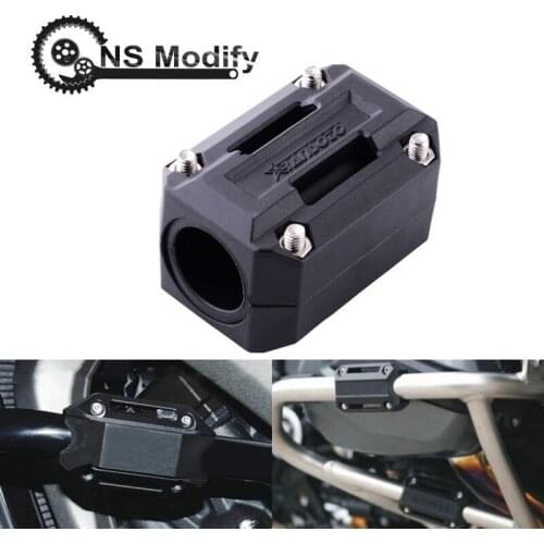 NS Modify 1PCS Universal Motorcycle Engine Guard Protection Bumper Decorative Block For BMW R1200GS LC ADV HONDA CRF1000L SUZUKI