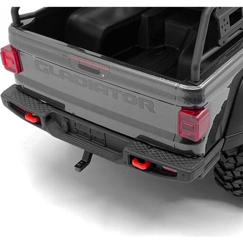 Waterproof Car Tailgate Metal Sticker for AXIAL SCX10 III Gladiator RC Car DIY Decorative Paste Modification Parts