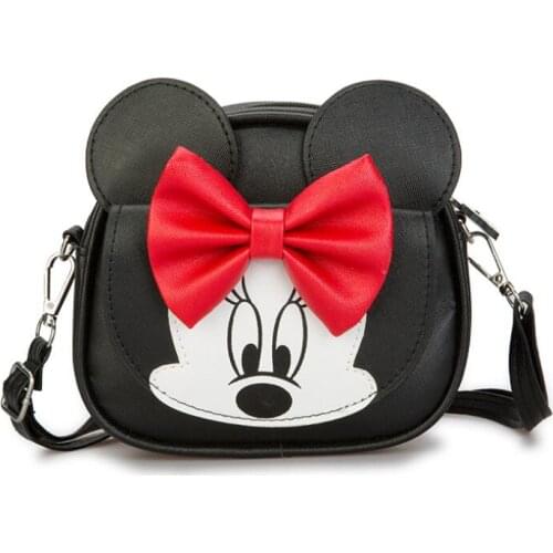 New Women Messenger Bag New Lovely Mickey Children Vintage Fashion Crossbody Bag girl single shoulder bag