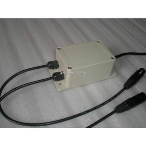 1-way waterproof DMX512 signal amplifier;AC110V/220V input