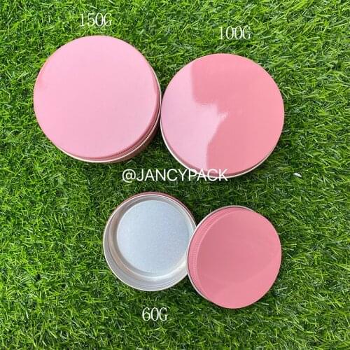 10Pcs 5g 10g 15g 20g 30g 50g 60g 100g 150g Aluminum Metal Professional Cosmetic Container Tins Cans Screw Top Round Pot Jars