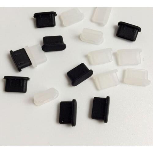 100pcs/lot USB Type-C charger port dust plug for USB Type C cable Interface protector For Type Charger Port