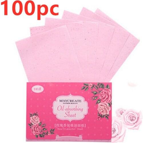 100 PC Oil Blotting Paper Facial Cleansing Facial Oil Control Paper Film Facial Mask Cleansing Face Oil Control Absorbent Paper