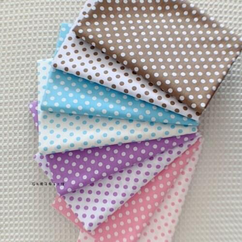 160CM*50CM baby newborn cotton cloth DOT fabric for DIY kids nursey bedding quilting baby apparel handwork fabric