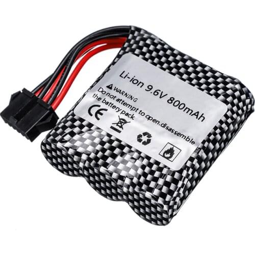 9.6v 800mAh Li-ion Battery for JYRC 9115 9116 S911 S912 RC Car Spare Parts 9.6 v 16500 15C high quality