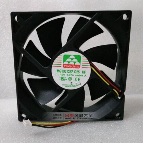 9025 12V 0.47A 9CM Wind Cooling Fan MGT9212ZF-025