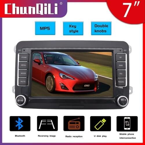 ChunQiLi 2 Din Car Radio Multimedia Player 7'' Autoradio For VW Volkswagen Skoda Seat Polo Passat Tiguan Car Stereo MP5 Player