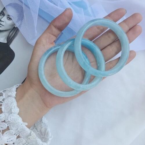 Natural Aquamarines Bracelets For Women Jewelry Romantic Casual Crystal Yoga Bracelet