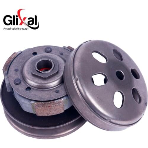 Glixal GY6 125cc 150cc Gas Scooter Complete Rear Clutch assembly for 152QMI 157QMJ Moped ATV Buggy Engine