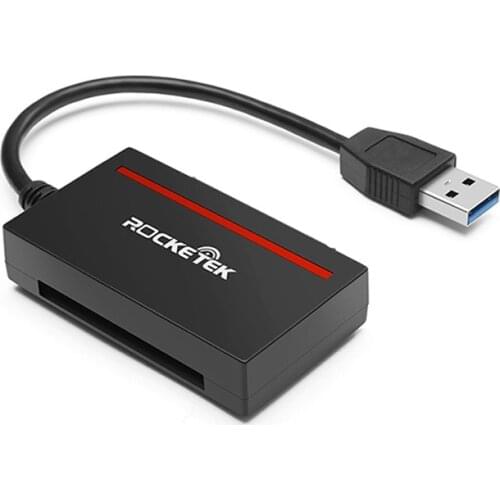 CFast Card Reader Rocketek CFast 2.0 Reader USB 3.0 to SATA Portable Professional CFast Memory Card Reader for PC/Phone