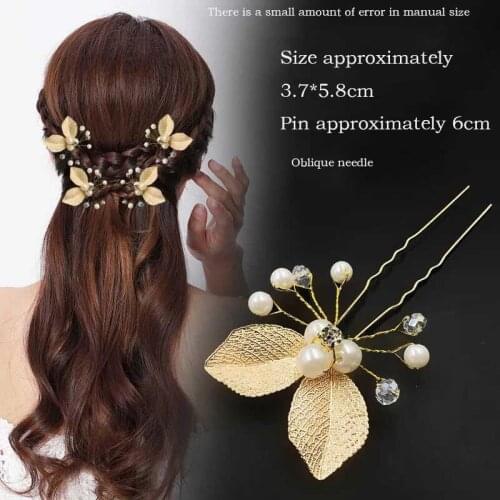 Korean hair comb insert comb fashion bangs comb plate hair U-shaped hairpin sweet and cute rhinestone hairpin bridal hair access