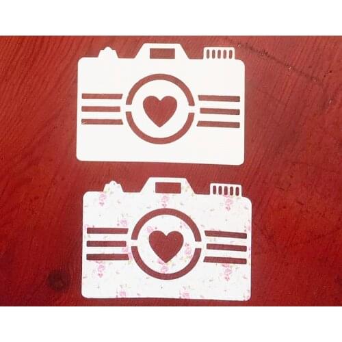 Beautiful Camera Metal Cutting Dies Scrapbooking Stencil for Album Paper DIY Gift Card Decoration Embossing Dies New 2021