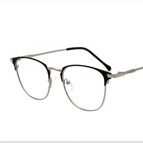 Anti-Blu-ray trend full frame metal flat mirror with myopia glasses A9179