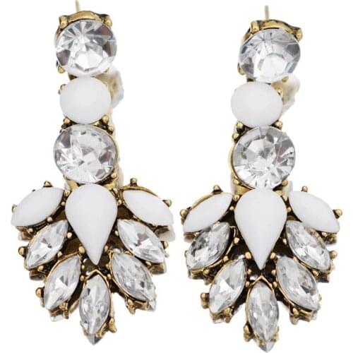 2018 New Bohemian Long Earrings Fashion Unique Design Exquisite Rhinestone Brincos Personality Charm Women Earrings Accessories