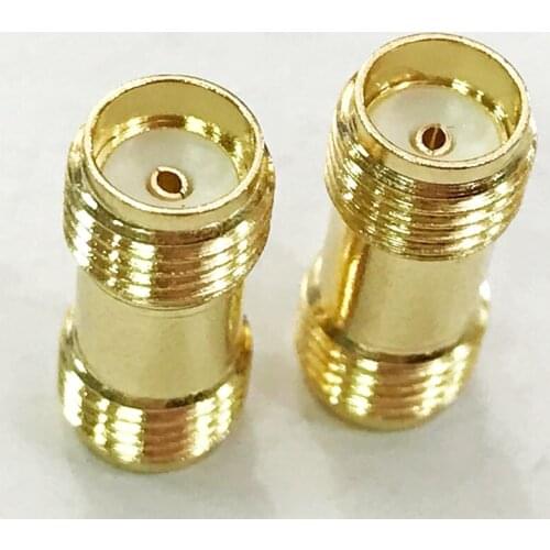 50pcs SMA Female to SMA female Jack Straight RF Adapter Connector
