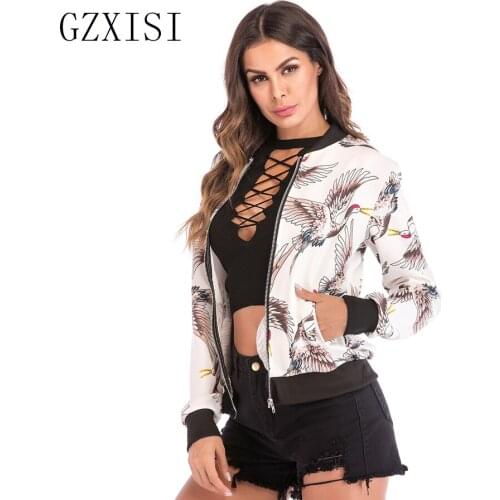 Slim jacket women coats and jackets women jaket short streetwear zipper coat women Outerwear