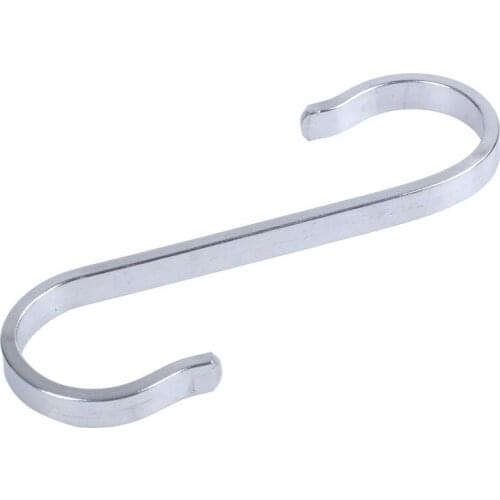 Stainless Steel S Shape Hooks Powerful Kitchen Hanger Clasp Rack Clothes Holder, 19X19mm