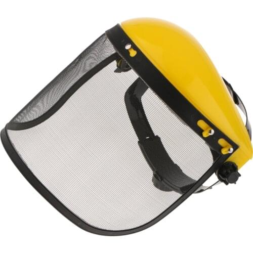 Garden Weeding Face Protector Adjustable Mesh Visor for Brush Cutter User