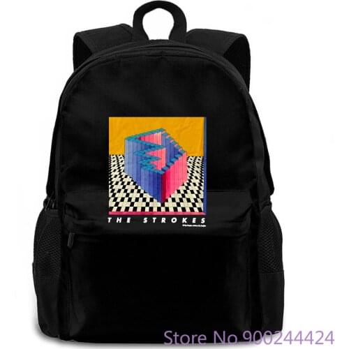 THE STROKES "ANGLES REDUX" BLACK NEW OFFICIAL adult Print women men backpack laptop travel school adult student