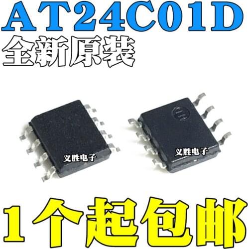 D version New and original AT24C01D-SSHM-T AT24C01 SOP8 01DM Memory MUC, patch SOP - 8, memory chips, EEPROM memory