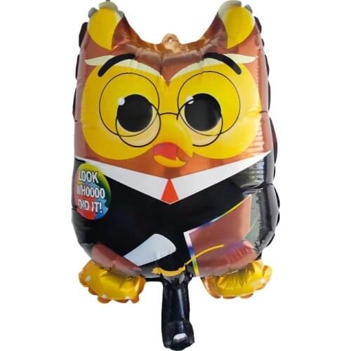 12pcs mini owl Congrats grad Foil Balloons Graduation Ceremony Party Decorations Helium Balloons Children Classic Toys globos