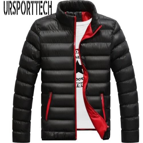 Winter Jacket Men 2020 Fashion Stand Collar Male Parka Jacket Mens Solid Thick Jackets and Coats Man Winter Parkas M-4XL