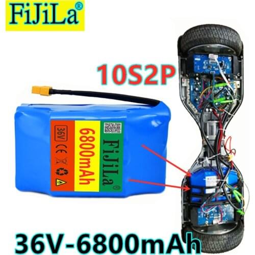 2021 10s2p, 36V, 6.8ah rechargeable lithium ion battery