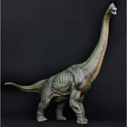Big real life Poseidon Brachiosaurusmodel plastic dinosaur doll gift about 41x9.2x3.2cm xf2763