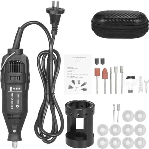 KKmoon Chainsaw Sharpener Chain Grinder Electric Saw Grinding Tool Sharpener Set with Grinding Head+ Angle Guide 220V EU/US Plug