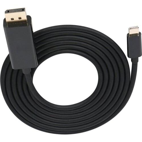 1.8M Type C Male USB 3.1 Type-C to DP Ultra HD 4K Display Port HDTV Cable for Macbook Pro Galaxy S8 S8+ for Huawei Mate10 Phone