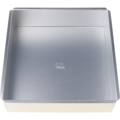 Square Live Bottom Cake Mould,4-10 Inch DIY Square Non Stick Cake Pan Pie Loaf Toast Bread Mold Bakeware Tray Baking Supplies