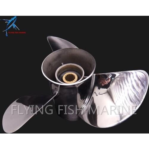 688-45970-03-98 Boat Motor Stainless Steel Propeller 13x19-K for Yamaha 60HP 70HP 75HP 80HP 85HP 90HP 115HP 130HP Marine propell