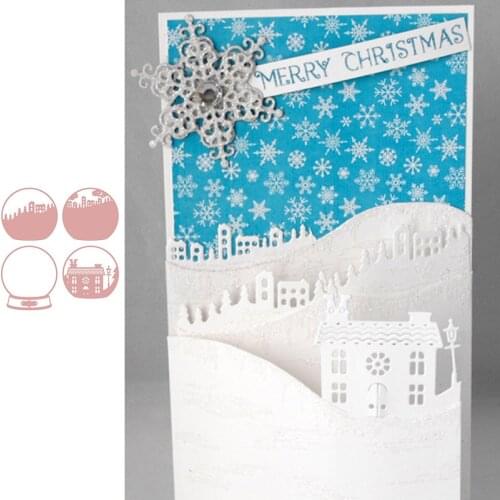 House Background Metal Cutting Dies for Scrapbooking and Card Making Craft 2019 New die cuts