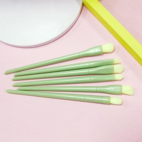 6pcs/Set Makeup Brushes Set Whole Set Powder Blusher Sculpting Eyeshadow Make Up Kit Smudge Highlighter Eyebrow Lip Brush