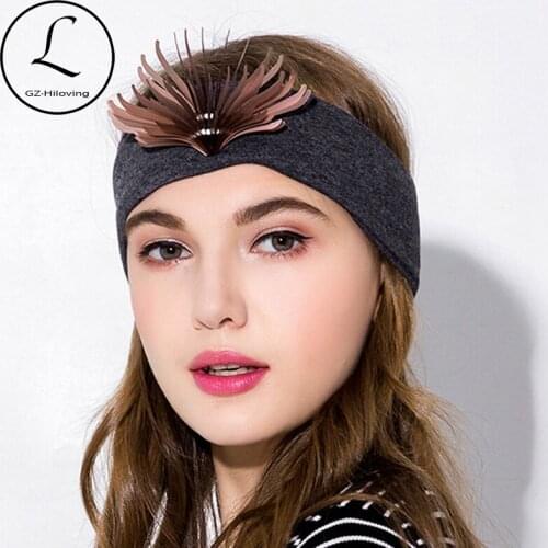 GZHilovingL New Wide Cotton Elastic Turban Headband For Women Wing Headbands Headwrap Hairband Headwear Hair Accessories Gifts