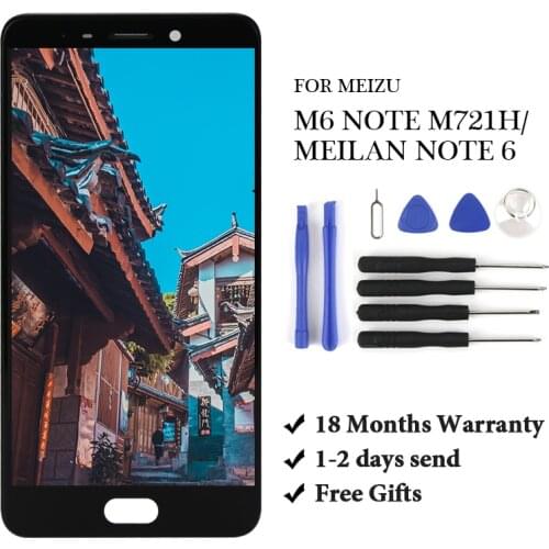 OEM Display 5.2" Meizu M6 M711H LCD Display With Frame Touch Screen Digitizer Assembly Replacement 1280*720 IPS LCD