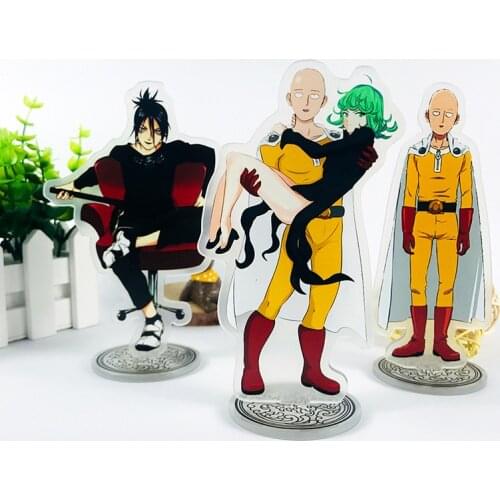 One Punch Man Acrylic Stand Model Toys Anime Laser Figure Decoration Action Collectible Toy