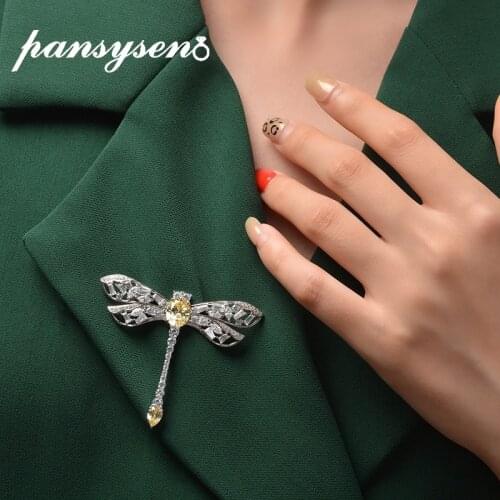 PANSYSEN Dragonfly Brooches For Clothes